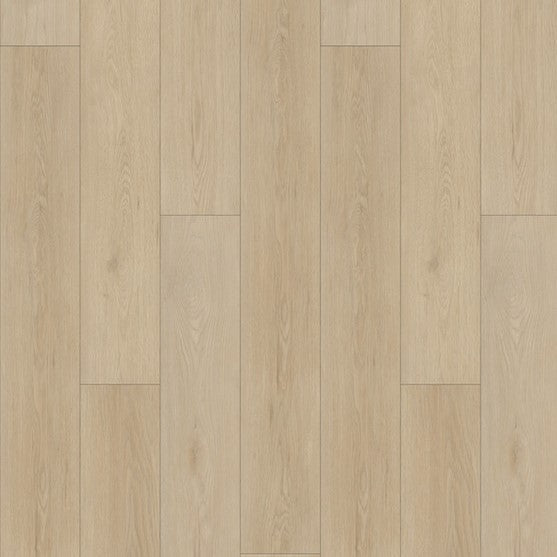 Natural White Sands waterproof SPC vinyl plank flooring, beveled 60 inch planks, embossed matte wood look