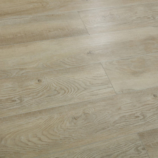 Paramount Pearl waterproof SPC vinyl plank flooring, 20 mil wear layer, embossed matte finish, 8 mm core