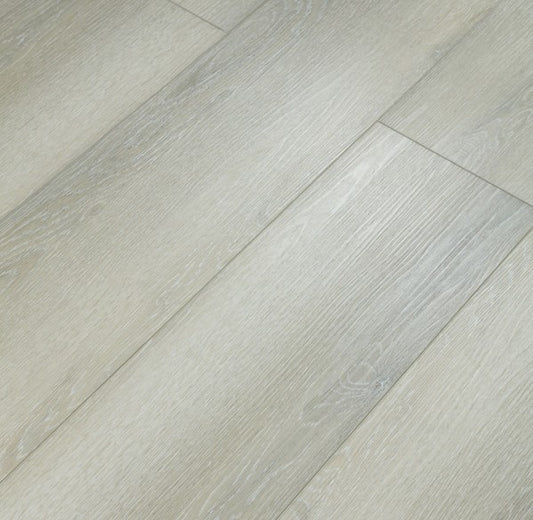 Paramount Ruby waterproof SPC vinyl plank flooring, attached 2 mm IXPE pad, beveled 60 by 9 inch planks