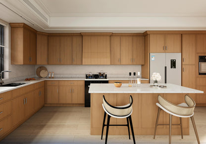 Arc-Frameless Slim Shaker Oak