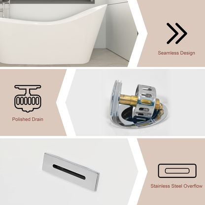 Avalon 56" Freestanding Bathtub