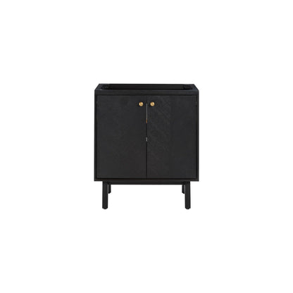 Adele 30" Freestanding Bathroom Vanity with Calacatta White Quartz Top and Vitreous China Undermount Sink