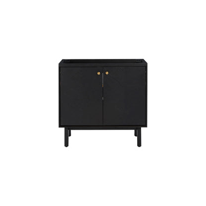 Adele 36" Freestanding Bathroom Vanity with Calacatta White Quartz Top and Vitreous China Undermount Sink