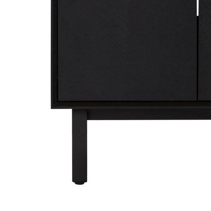 Adele 60" Freestanding Bathroom Vanity with Calacatta White Quartz Top and Vitreous China Undermount Sinks