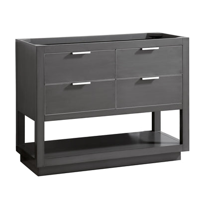 Allie 36" Freestanding Bathroom Vanity with Stone Top and Vitreous China Undermount Sink
