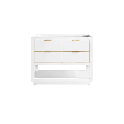 Allie 36" Freestanding Bathroom Vanity with Stone Top and Vitreous China Undermount Sink
