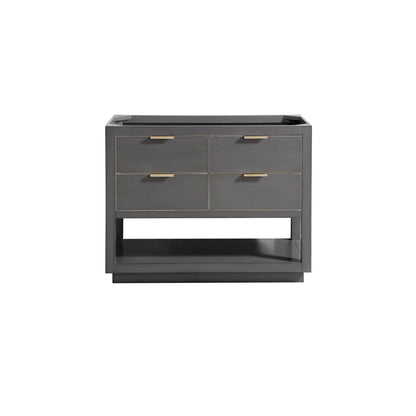 Allie 36" Freestanding Bathroom Vanity with Stone Top and Vitreous China Undermount Sink
