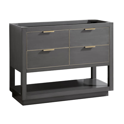 Allie 36" Freestanding Bathroom Vanity with Stone Top and Vitreous China Undermount Sink