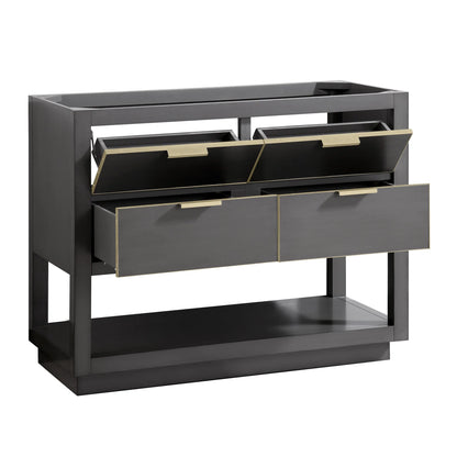 Allie 36" Freestanding Bathroom Vanity with Stone Top and Vitreous China Undermount Sink