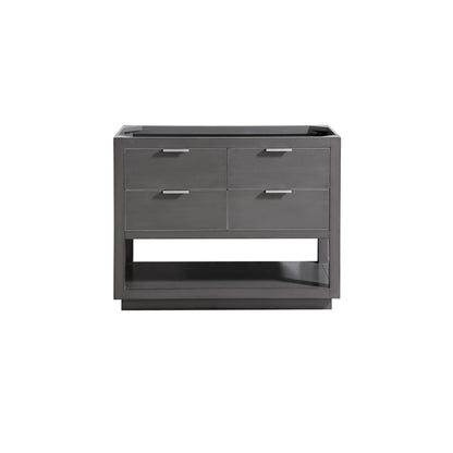 Allie 42" Freestanding Bathroom Vanity with Stone Top and Vitreous China Undermount Sink
