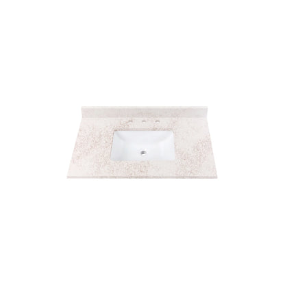 Alluring Beige Quartz Vanity Top