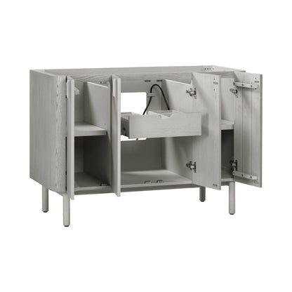 Blakely 48" Freestanding Bathroom Vanity with Calacatta White Quartz Top and Vitreous China Undermount Sink