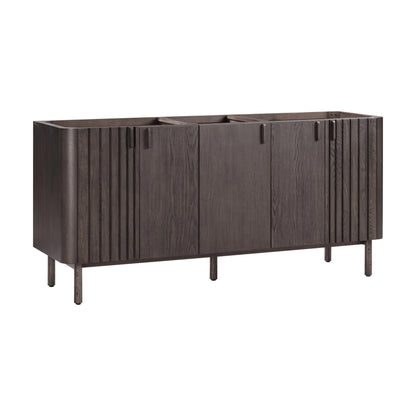 Blakely 72" Freestanding Bathroom Vanity with Calacatta White Quartz Top and Vitreous China Undermount Sinks