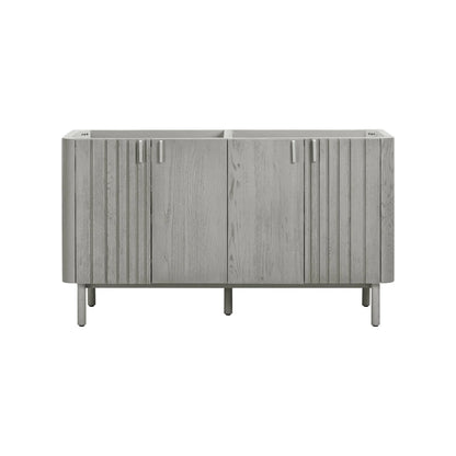 Blakely 72" Freestanding Bathroom Vanity with Calacatta White Quartz Top and Vitreous China Undermount Sinks