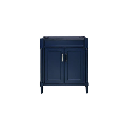 Bristol 30" Freestanding Bathroom Vanity with Stone Top and Vitreous China Undermount Sink