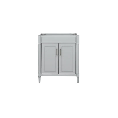 Bristol 30" Freestanding Bathroom Vanity with Stone Top and Vitreous China Undermount Sink