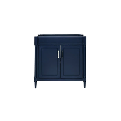 Bristol 36" Freestanding Bathroom Vanity with Stone Top and Vitreous China Undermount Sink