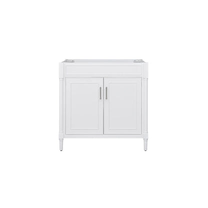 Bristol 36" Freestanding Bathroom Vanity with Stone Top and Vitreous China Undermount Sink