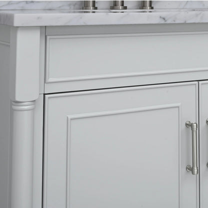 Bristol 36" Freestanding Bathroom Vanity with Stone Top and Vitreous China Undermount Sink
