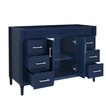 Bristol 48" Freestanding Bathroom Vanity with Stone Top and Vitreous China Undermount Sink