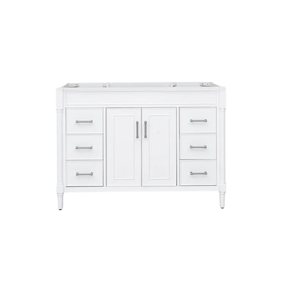 Bristol 48" Freestanding Bathroom Vanity with Stone Top and Vitreous China Undermount Sink