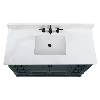 Calacatta White Quartz Vanity Top