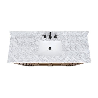 Carrara White Natural Marble Vanity Top