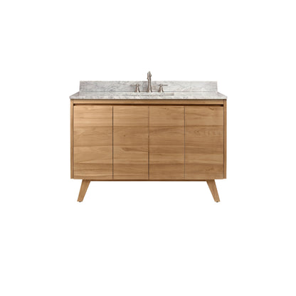 Coventry 48" Freestanding Bathroom Vanity with Stone Top and Vitreous China Undermount Sink