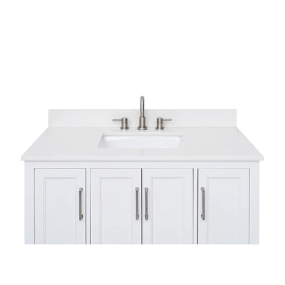 Everest White Quartz Vanity Top