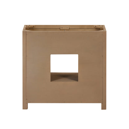 Modero 36" Freestanding Bathroom Vanity with Stone Top and Vitreous China Undermount Sink