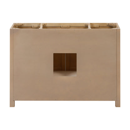 Modero 48" Freestanding Bathroom Vanity with Stone Top and Vitreous China Undermount Sink