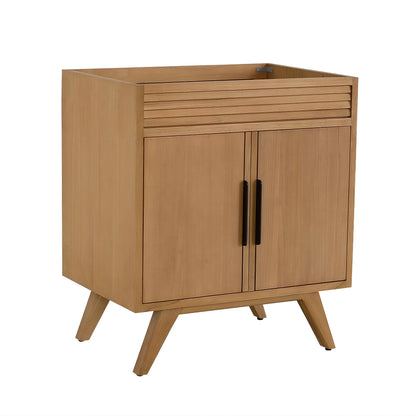Taylor 30" Freestanding Bathroom Vanity with Stone Top and Vitreous China Undermount Sink
