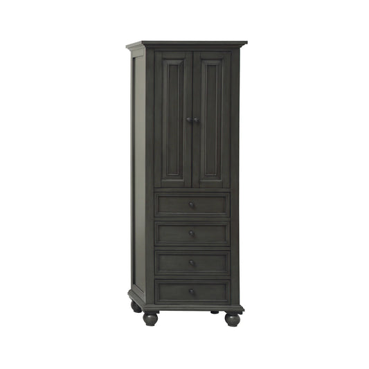 Thompson 24 inch freestanding linen cabinet in solid wood