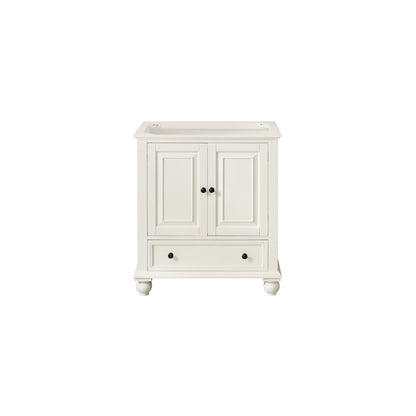 luxury bathroom vanity with 1 drawer + 2 doors, black bronze hardware & freestanding design. KBH Home Improvement