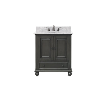 Carrara White Marble Top With Sink  Modern Bathroom Vanity - KBF Home Improvement