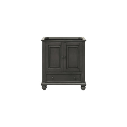 luxury bathroom vanity with 1 drawer + 2 doors, black bronze hardware & freestanding design. KBH Home Improvement