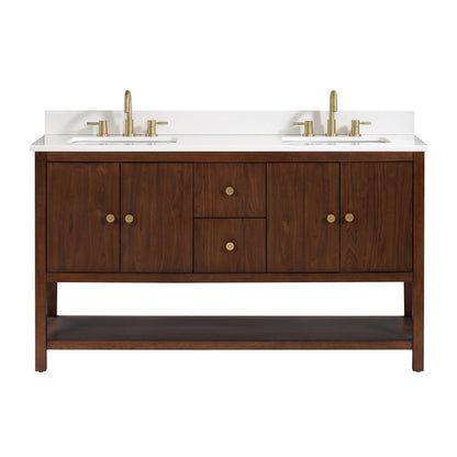 Additional view 1 of Zoe 60 inch freestanding bathroom vanity