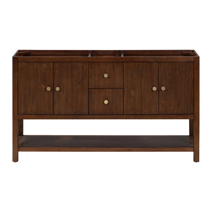 Additional view 4 of Zoe 60 inch freestanding bathroom vanity