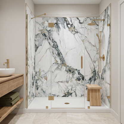 Milano Marble Composite Shower Wall Panel