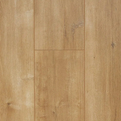 7 Kingdoms Castle Rock water resistant laminate flooring, AC4 commercial grade, EIR texture, semi-matte wood look