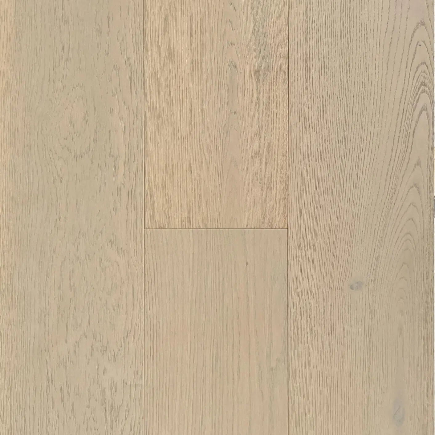 Elegant Sahara Oak engineered European oak flooring, character CD grade, white washed, wire brushed, 9 inch boards