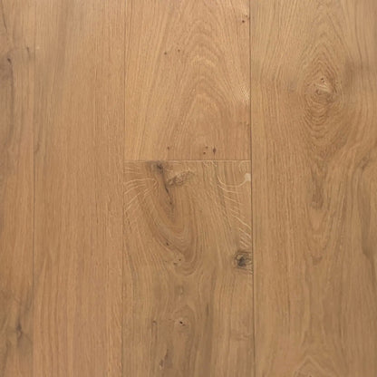 Everest Summit Point engineered European oak flooring, character CD grade, hand scraped, wire brushed, 9/16 inch thick