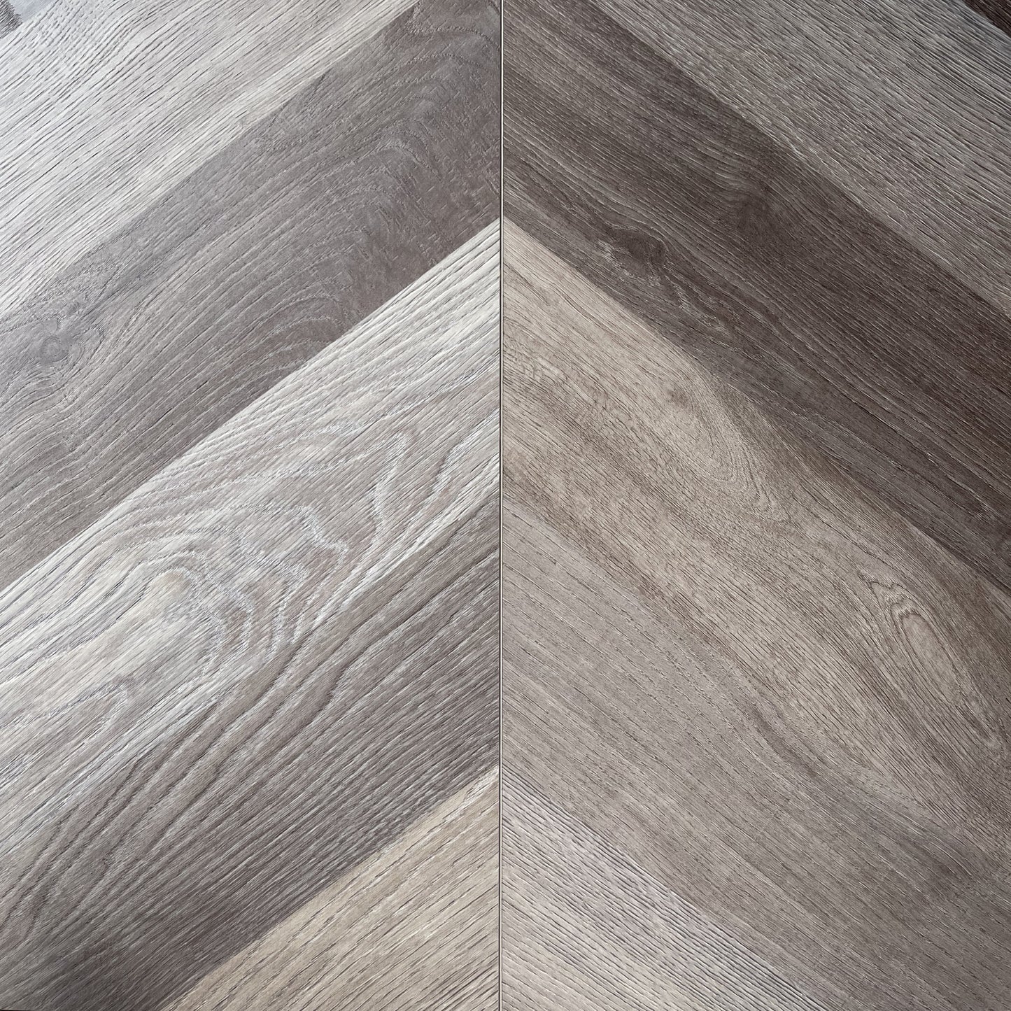Gulf Shores Acapulco waterproof SPC chevron vinyl plank flooring, EIR texture, micro-bevel edges, matte wood look