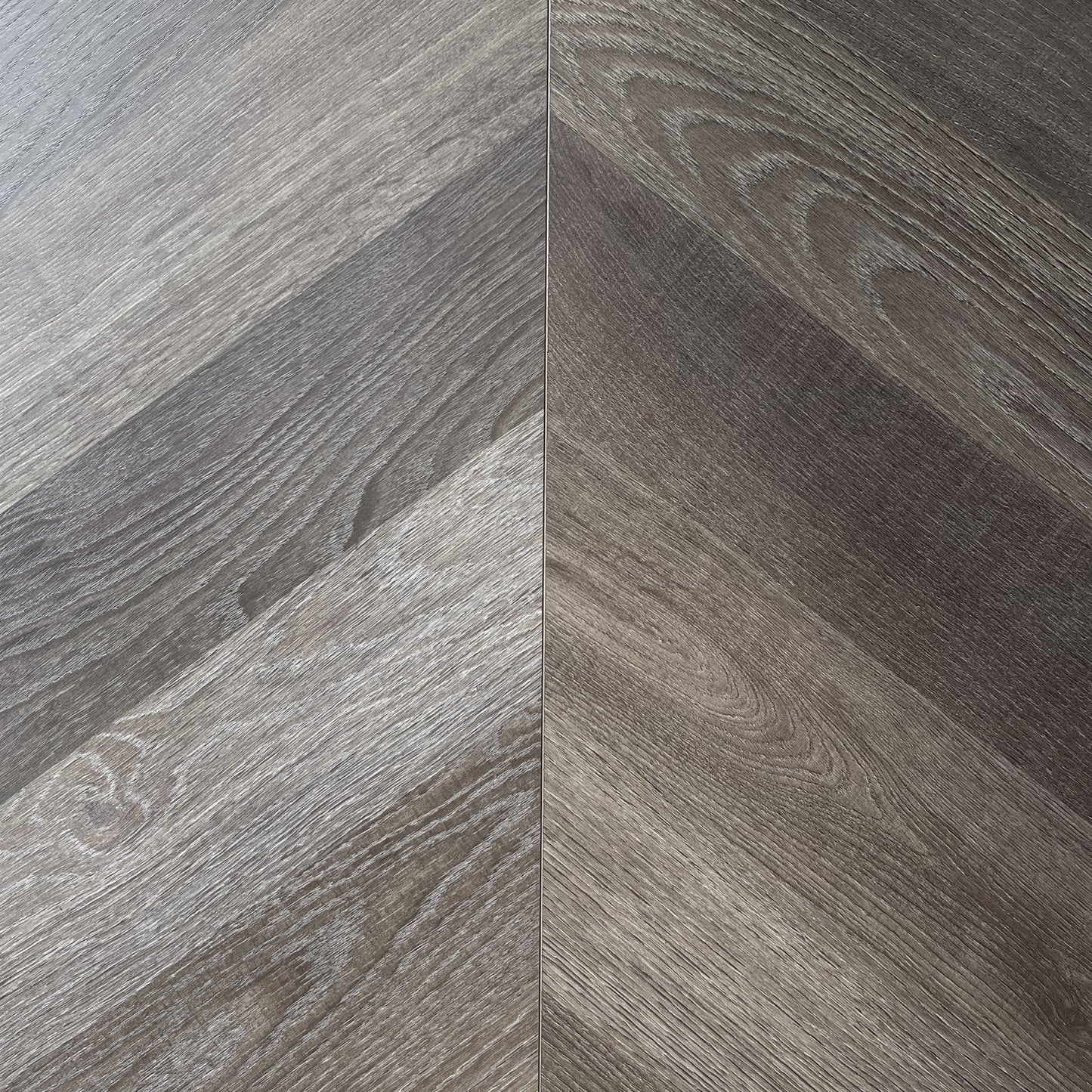 Gulf Shores Cabo waterproof SPC chevron vinyl plank flooring, matte wood look, 20 mil wear layer, 6.5 mm core
