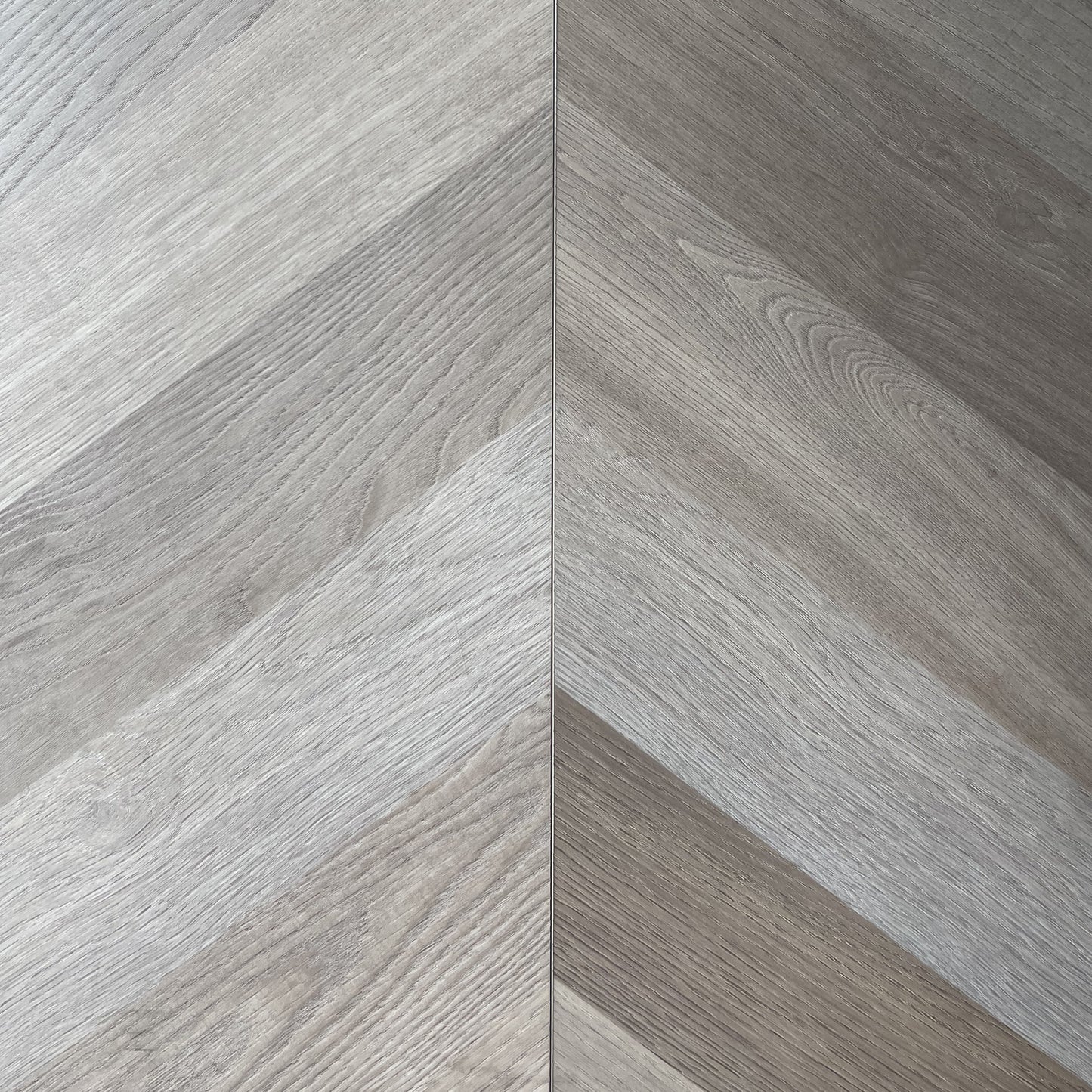 Gulf Shores La Paz waterproof SPC chevron vinyl plank flooring, EIR texture, matte wood look, 20 mil wear layer