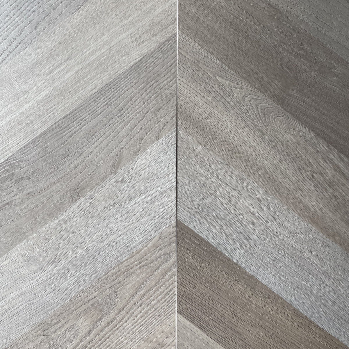 Gulf Shores La Paz waterproof SPC chevron vinyl plank flooring, EIR texture, matte wood look, 20 mil wear layer