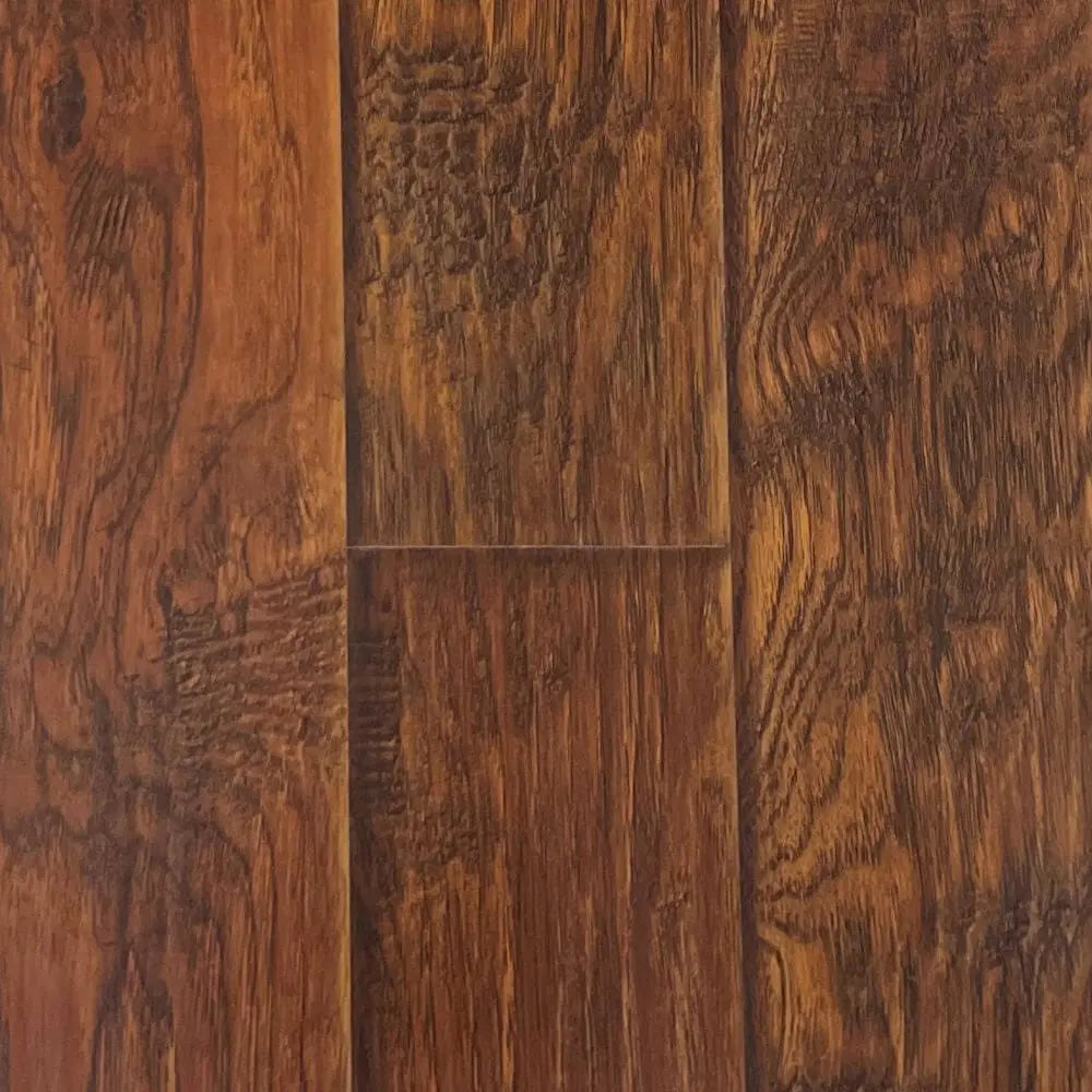 Imperial Hampton Oak water resistant laminate flooring, EIR texture, matte wood look, 6 inch wide boards
