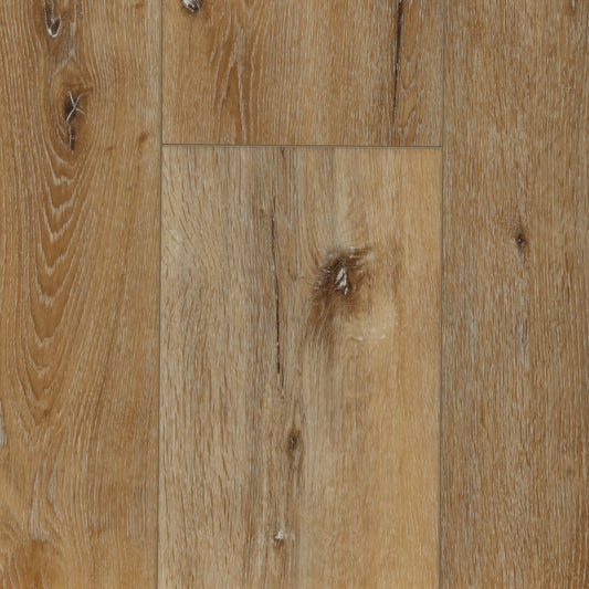 Isla Maui waterproof SPC vinyl plank flooring, 20 mil wear layer, Unipush click-lock, semi-matte wood look