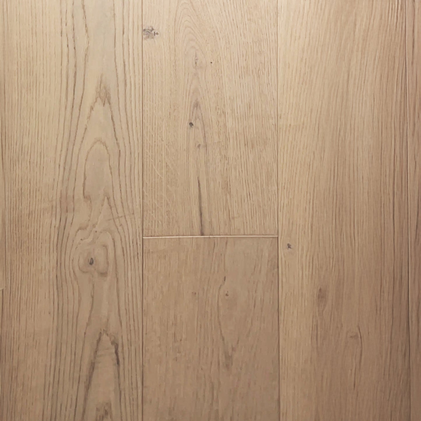 Playa Grande Malibu engineered European oak flooring, 3 mm wear layer, wire brushed, 7 inch wide boards