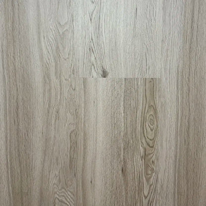 Silver Luster Sterling Silver Sands waterproof SPC vinyl plank flooring, matte wood look, EIR surface, micro-bevel edges